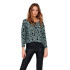 Camiseta Only elcos 4/5 Aop Chinois Verde Mulher