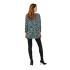Camiseta Only elcos 4/5 Aop Chinois Verde Mulher