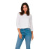 Camiseta Only glamour 3/4 Cloud Dancer Mulher