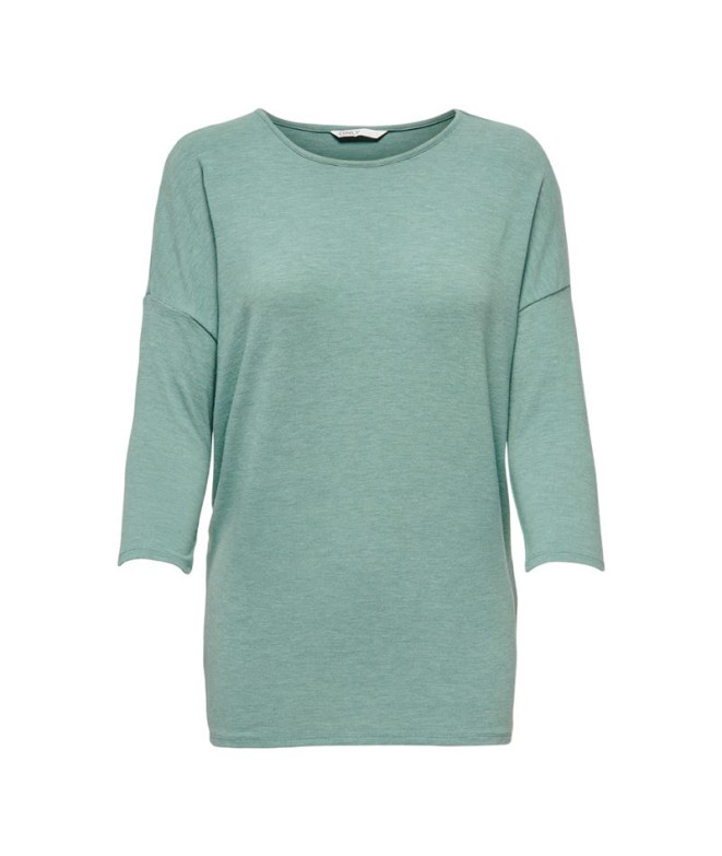 Camiseta Only glamour 3/4 Chinois Verde Mujer
