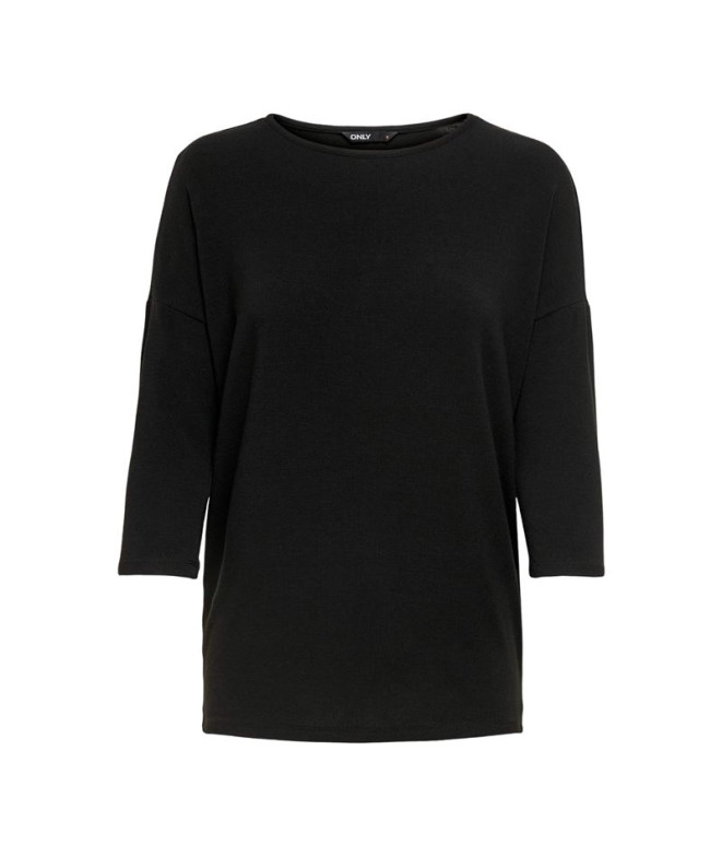 T-shirt Only Onlglamour 3/4 Noir Femme