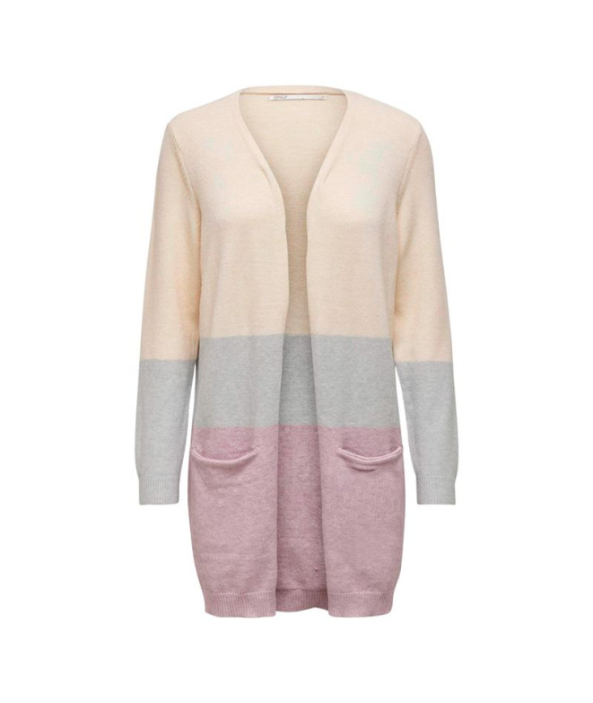 Sweat Only queen Long Cardigan Ecru Femme