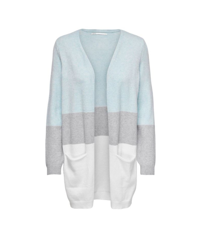 Sweat Only queen Long Cardigan Cashmere Blue Femme