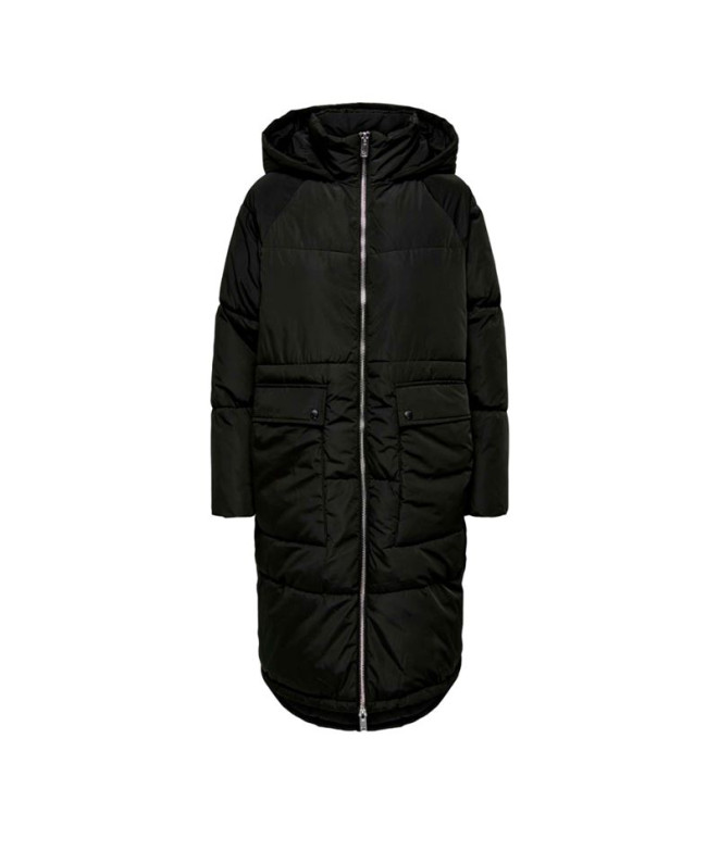 Chaqueta Only gabi Oversized Long Coat Negro Mujer