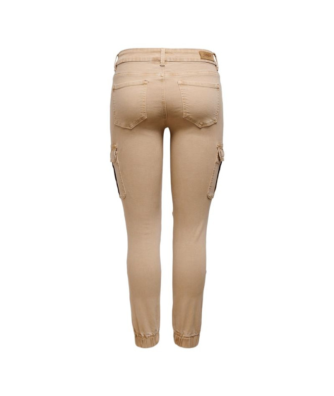 Calça Only Onlmissouri Reg Ank Cargo Nomad Mulher