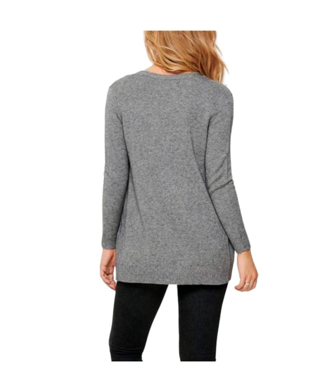 Sweat Only lesly Open Cardigan Blancocap Gray...