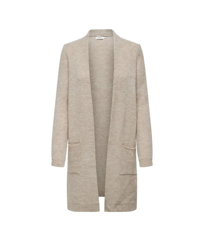 Sudadera Only jade Cardigan Blancocap Gray Mujer