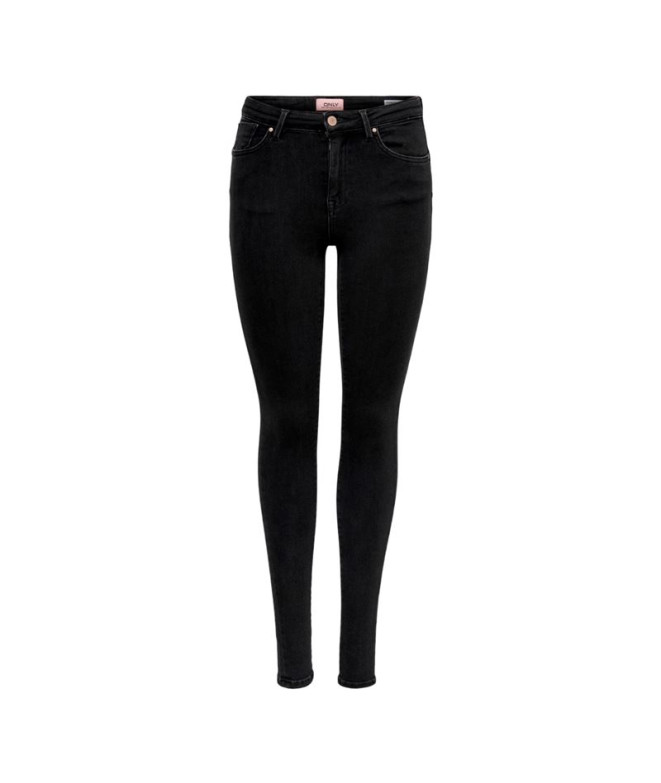 Pantalón Only power Mid Ph Up Rea3659 Negro Mujer