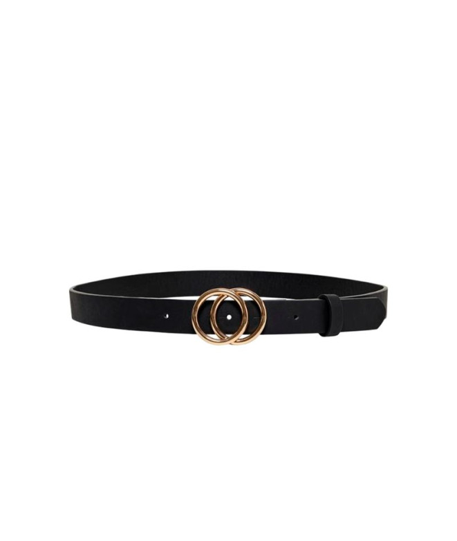 Cinturón Only rasmi Faux Leather Jeans Negro Mujer