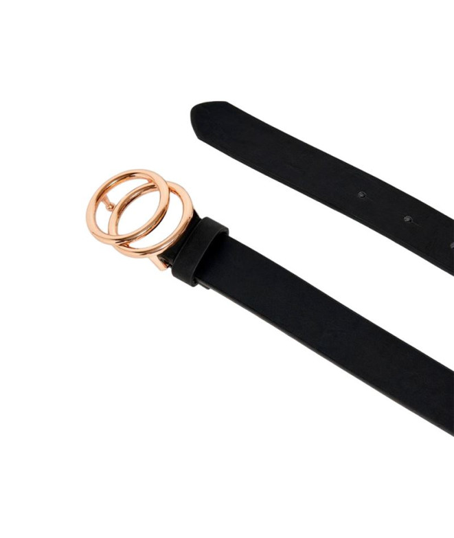 Ceinture Only rasmi Faux Leather Jeans Noir Femme