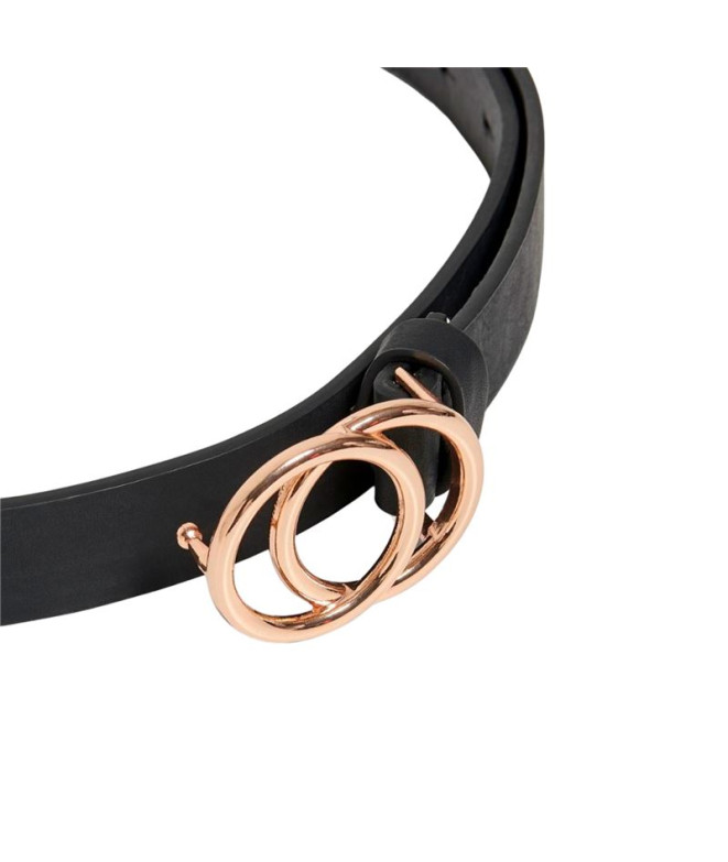 Ceinture Only rasmi Faux Leather Jeans Noir Femme