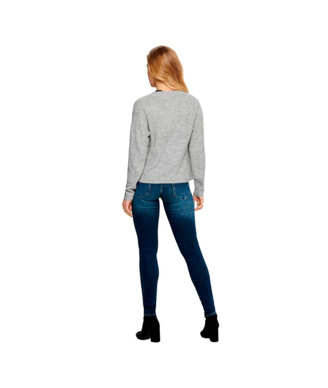 Sweat Only carol Cardigan Light Gris Femme