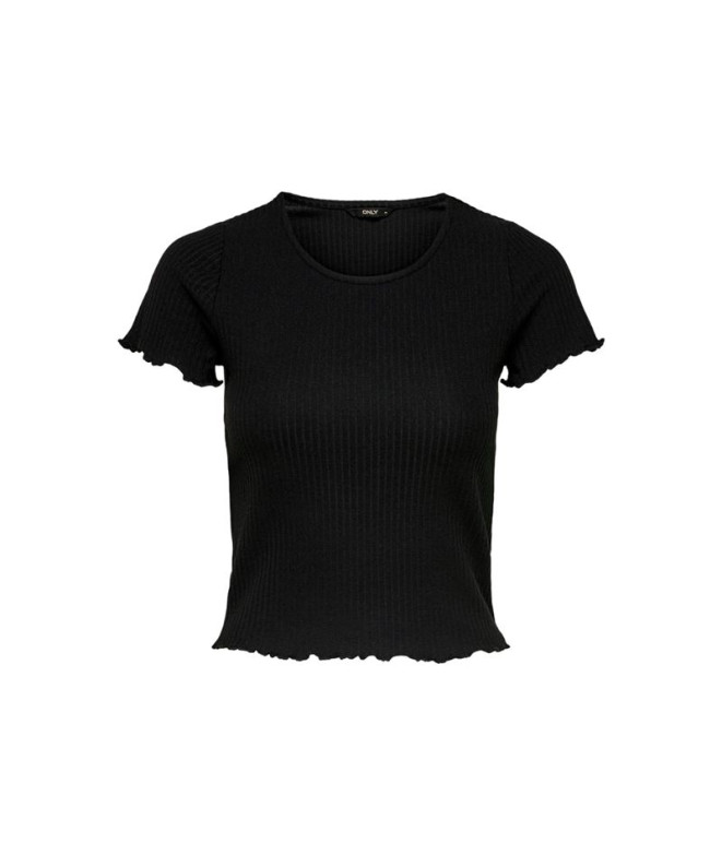 Camiseta Apenas Onlemma Preto Mulher