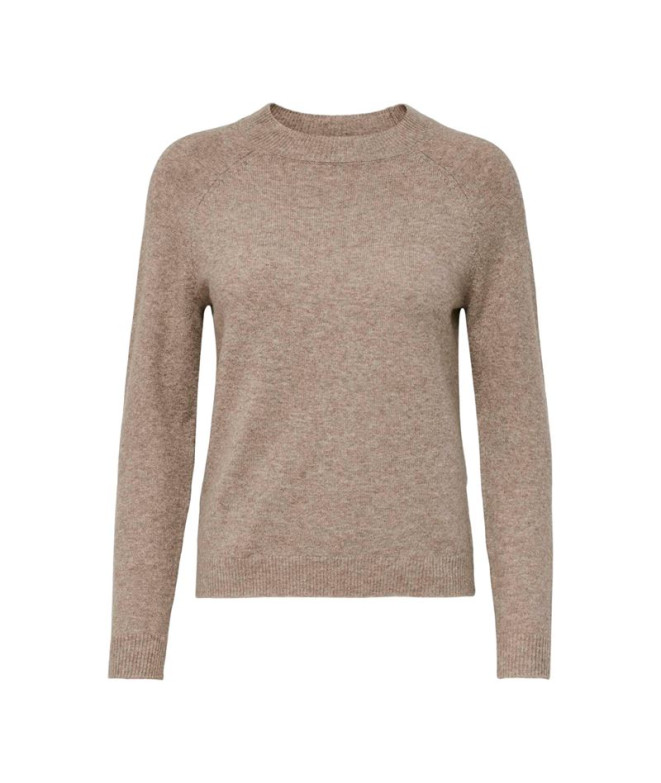 Sudadera Only rica Life Beige Mujer