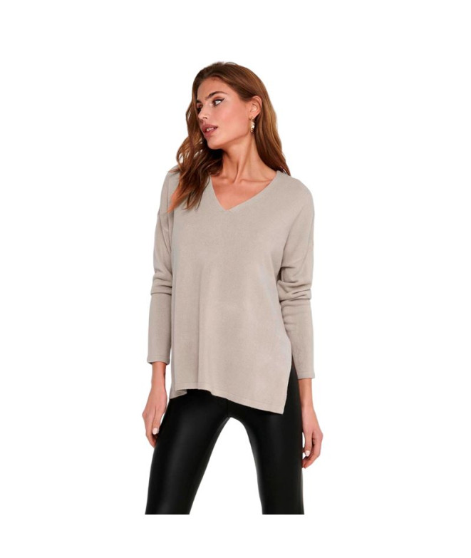 Sudadera Only Onlamalia Ls V- Silver Lining Mujer