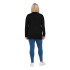 Moletom Only Caresly Open Cardigan Preto Mulher