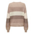 Sudadera Only atia Stripe Feather Gray Mujer