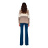 Sweat Only atia Stripe Feather Gray Femme