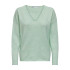 Sudadera Only rica Life V- Pullo Subtle Green Mujer