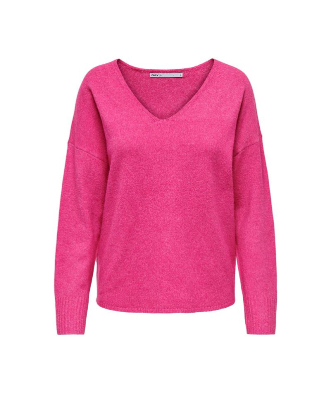 Sweat Only Onlrica Life Framboise Rose Femme