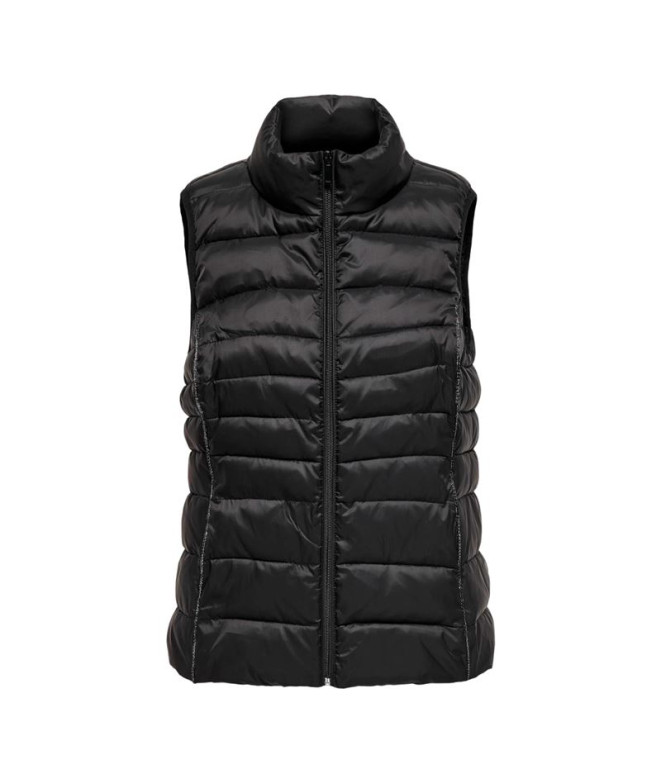 Veste Only newclaire Gilet matelassé Noir Femme