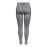 Calça Only power Mid Push Up Azg937 Grey Denim Mulher