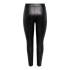 Pantalon Only jessie Fauxleather Noir Femme