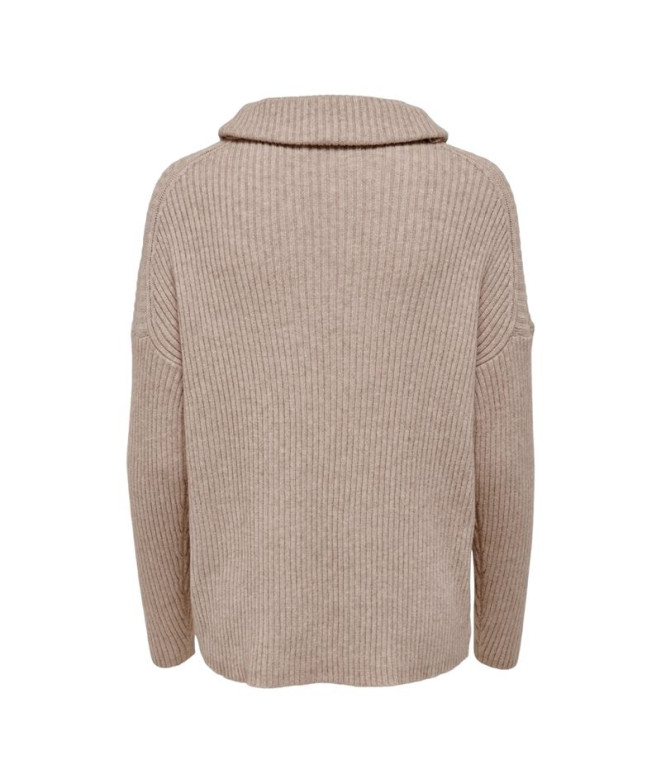 Sudadera Only katiaCowl Mocha Meringue Mujer
