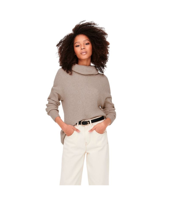 Sudadera Only katiaCowl Mocha Meringue Mujer