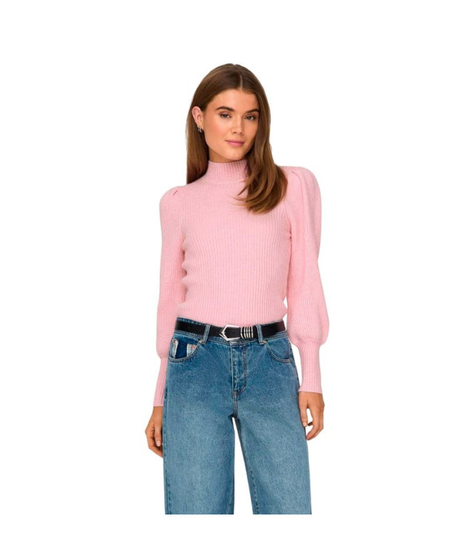 Moletom Only katia High Rosa claro Mulher