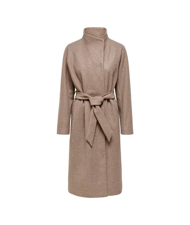 Chaqueta Only emma Life High Coat Cinder Mujer
