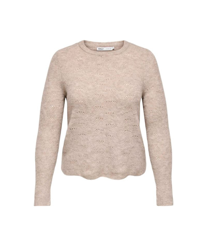 Sweat Only Onllolli Gris taupe Femme