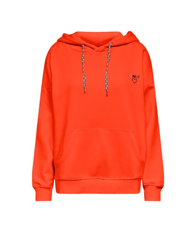 Sweat Only noomi Logo Rouge Argile Femme