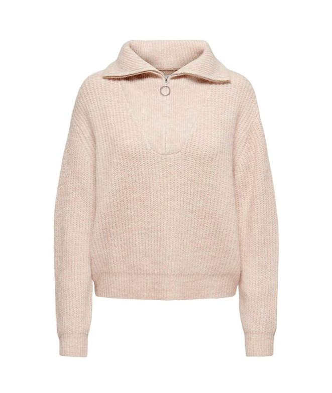 Sweat Only Onlbaker Zip Cloud Dancer Femme