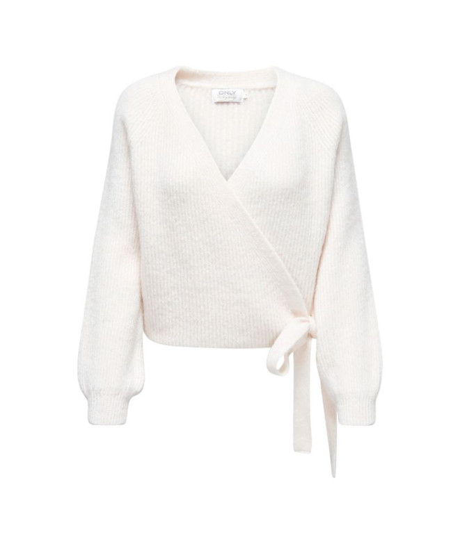 Sweat Only mia Wrap Cardigan Ecru Femme