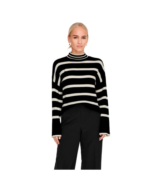 Sudadera Only ibi High Black Mujer