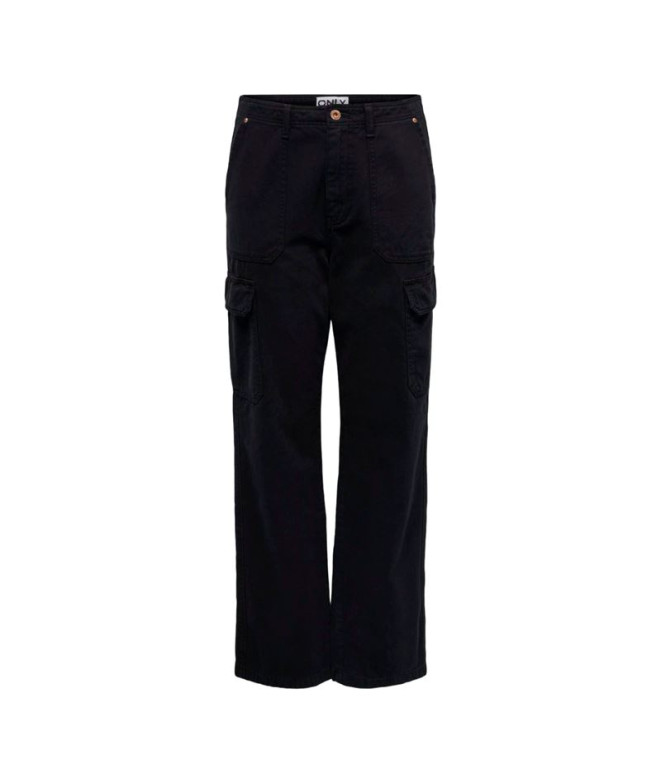 Pantalon Only malfy Cargo Noir Femme