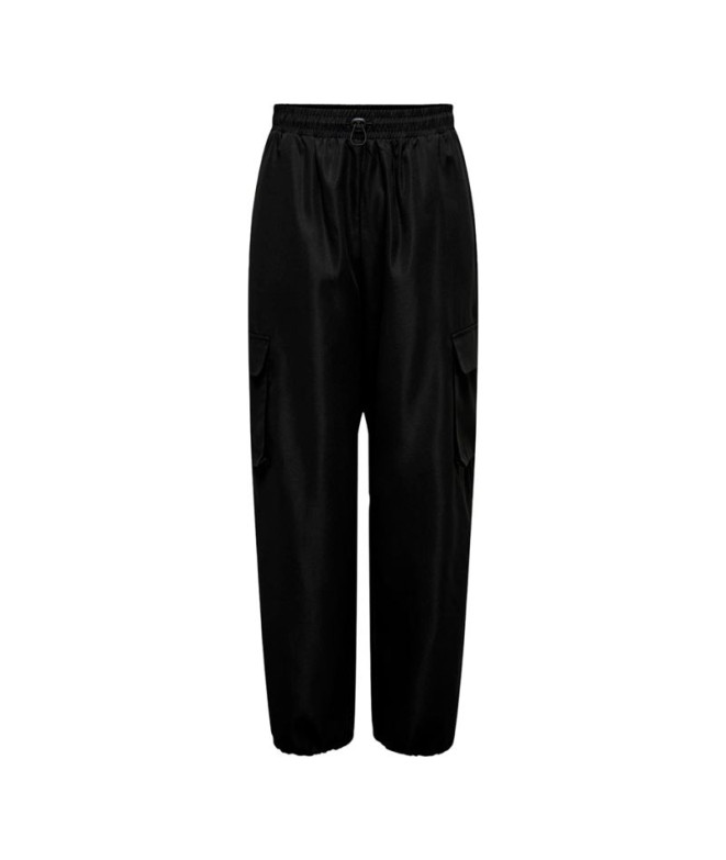 Calça Only cashi Cargo Preto Mulher