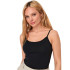 Camiseta Only ea S/L New Singlet Black Mulher