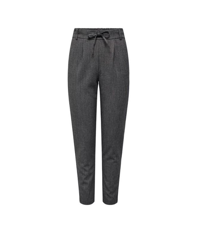 Pantalon Only poptrash-Elise Easy Mélange Gris foncé Mélange Femme