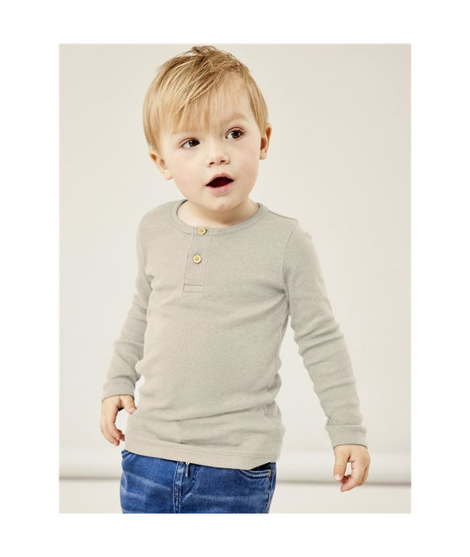 Camiseta Name it Nmmkab Peyote Melange Infantil