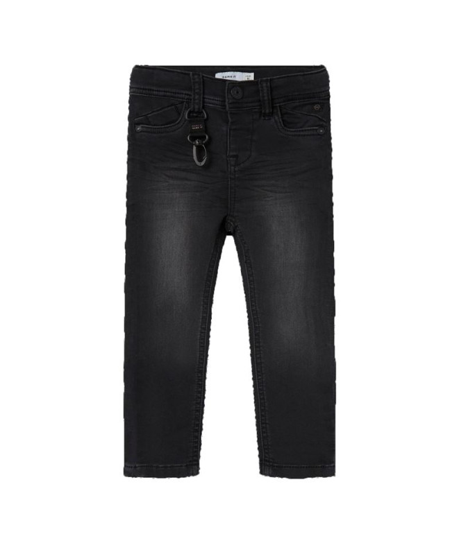 Calça Name it Nmmtheo thayer 2689Swe Key Black Denim Homem