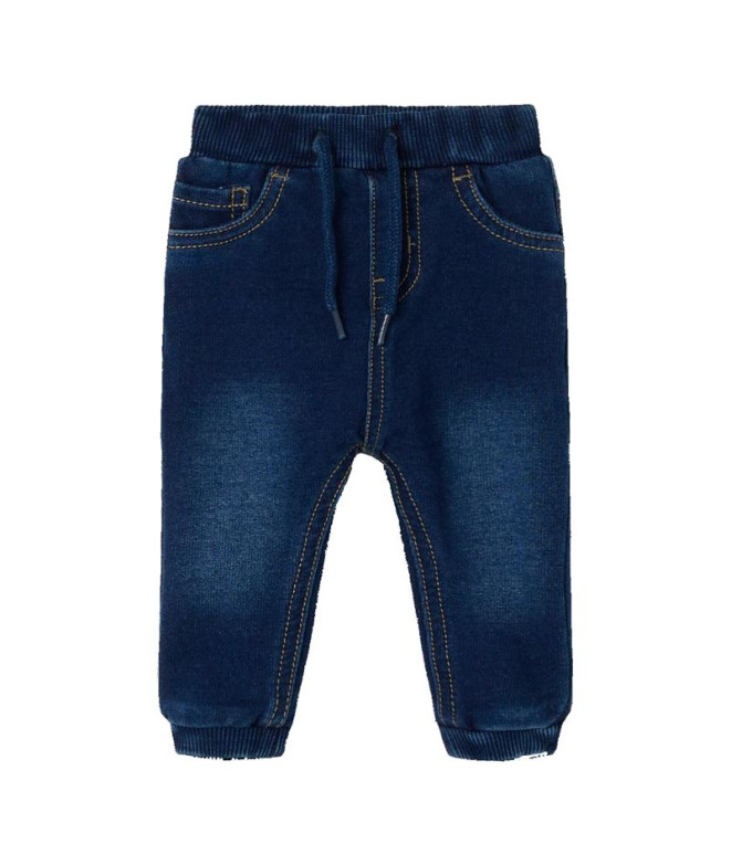 Calça Name it Nbmben Calças de ganga U-Shape R 1058-Tr Azul escuro Homem