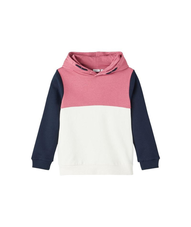 Sudadera Name it fkilpa Bru Rose Wine Niña