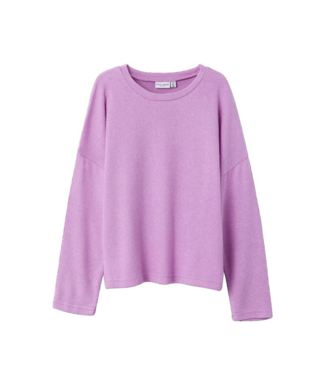 Sudadera Name it fvictiKnit L Violet Tulle Mujer