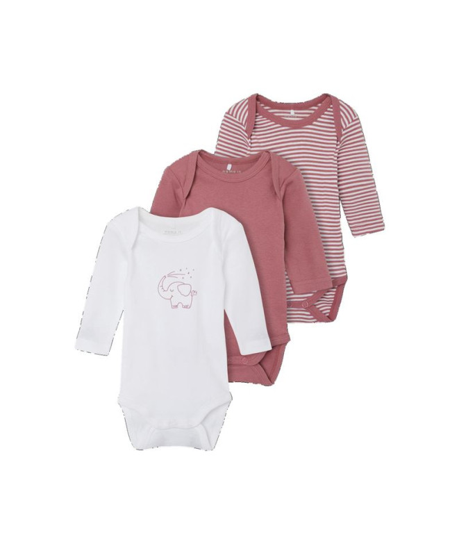 Mono Name it Nbnbody 3PY/D Core Mesa Rose Bebés