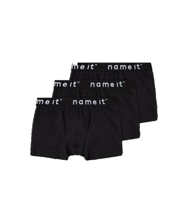 Cuecas Nome do produto mboxer 3P Preto Infantil