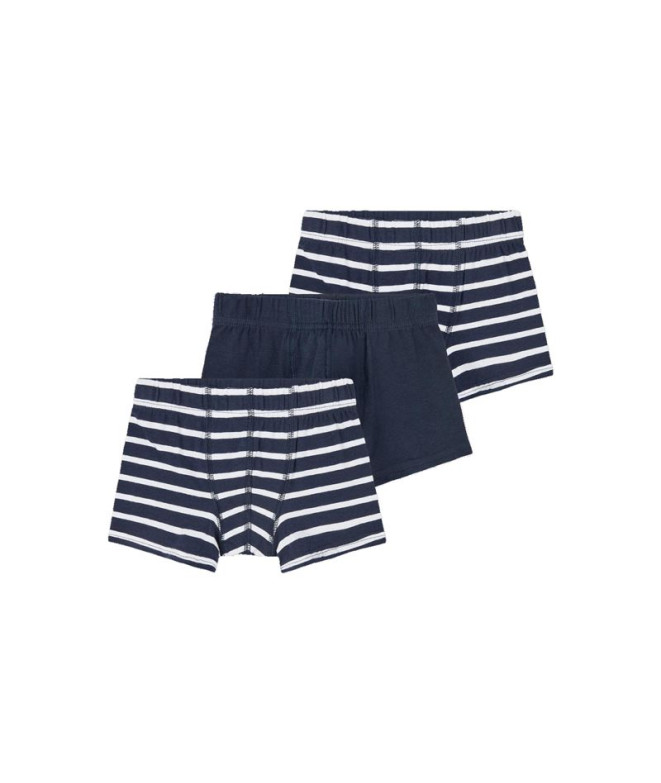 Caleçon collant name it 3P Dark Sapphire Enfant