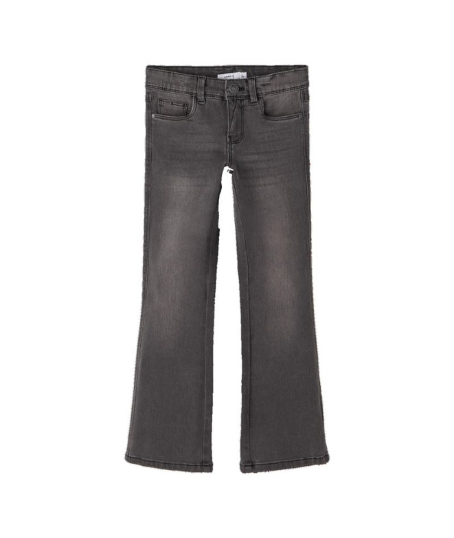 Jeans Name it fpolly Skinny Jeans 1142-Au Ganga cinzenta escura Infantil