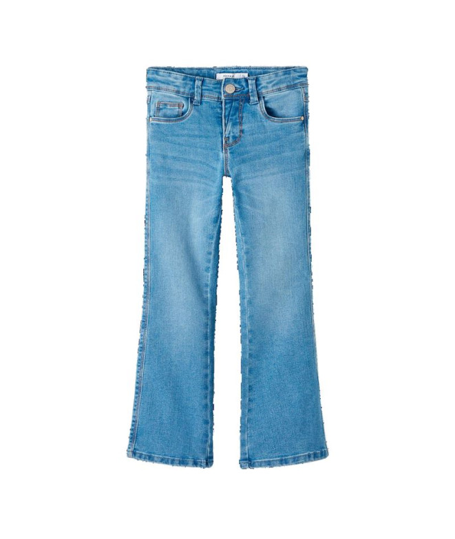 Calça Name it fpolly Skinny Jeans 1142-Au Medium Blue Denim Infantil